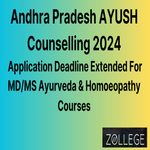 Andhra Pradesh AYUSH Counselling 2024 Extended Application Deadline For MD MS Ayurveda Homoeopathy Courses